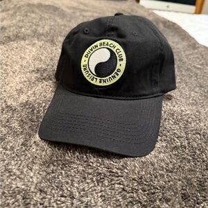 Black Duvin Beach Club Ying Yang Cap